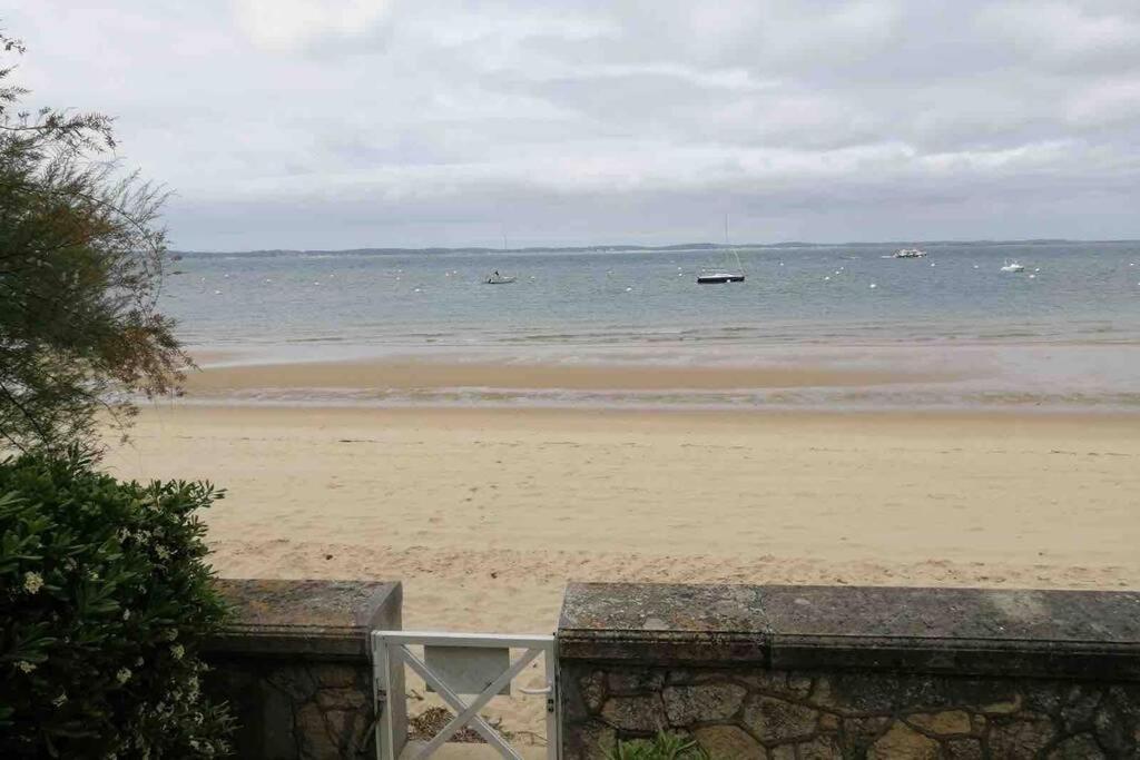Appart Sur La Plage Pied Dans L Eau Avec Terrasse Jardin Vue Sur Le Bassin Depuis La Terrasse , Parking 아르카숑 외부 사진
