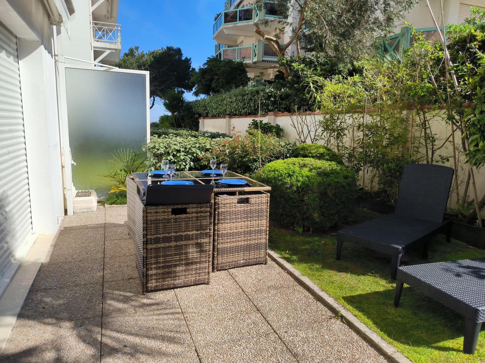 Appart Sur La Plage Pied Dans L Eau Avec Terrasse Jardin Vue Sur Le Bassin Depuis La Terrasse , Parking 아르카숑 외부 사진